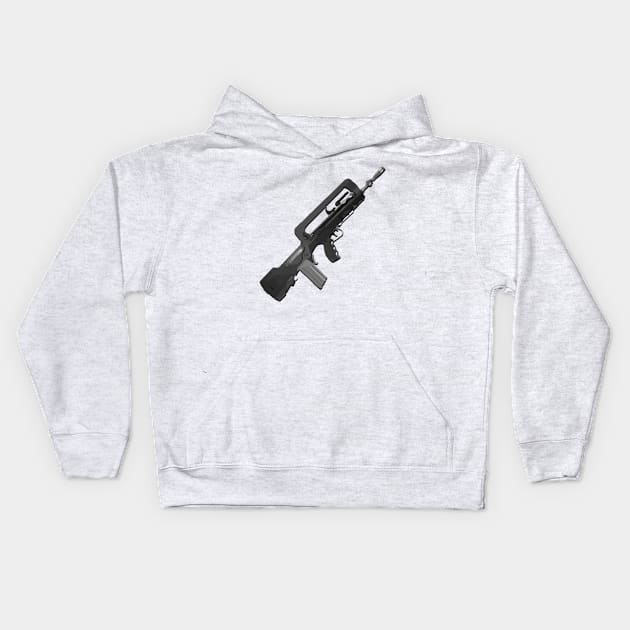 Famas Kids Hoodie by TortillaChief